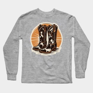 Western Boots Long Sleeve T-Shirt